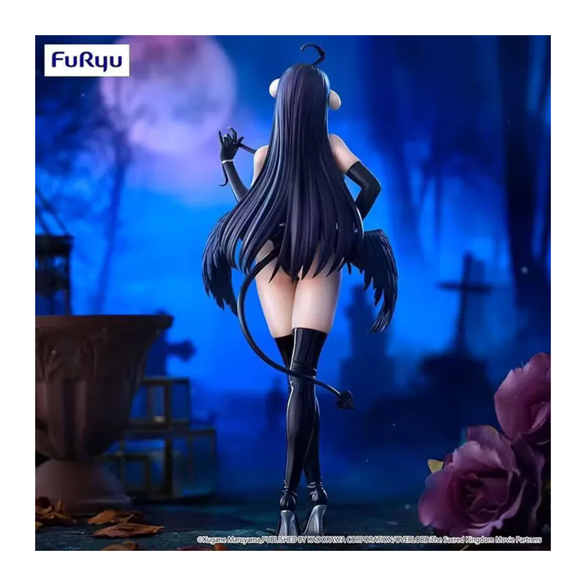 FuRyu BiCute Dark Overlord Albedo Anime-Figur in Schwarz, Höhe: 26 cm - Bild 2