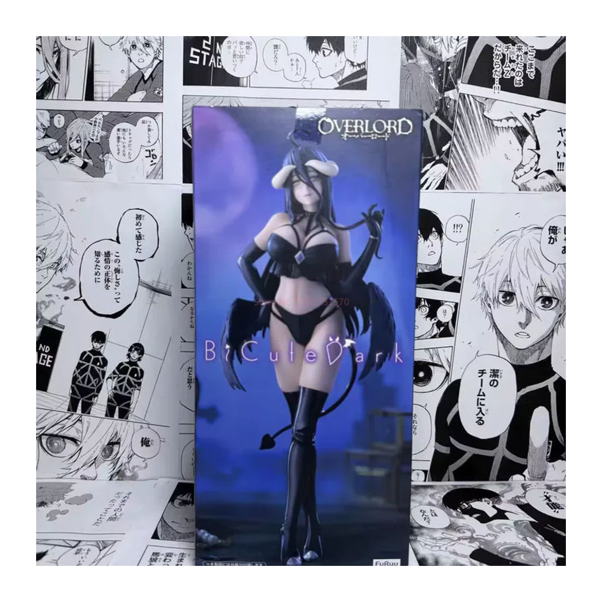 FuRyu BiCute Dark Overlord Albedo Anime-Figur in Schwarz, Höhe: 26 cm - Bild 5