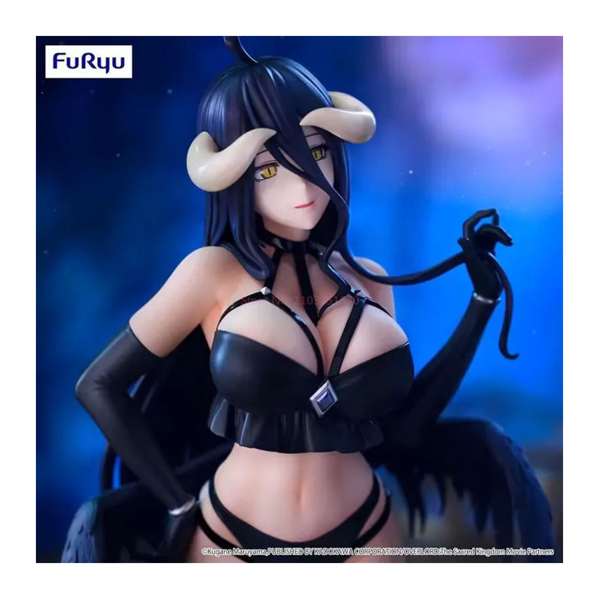 FuRyu BiCute Dark Overlord Albedo Anime-Figur in Schwarz, Höhe: 26 cm - Bild 6