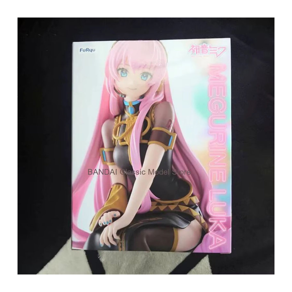 FuRyu Hatsune Miku Serie Megurine Luka Noodle Stopper Anime Actionfigur aus Kunststoff, mehrfarbig, Höhe: 15 cm - Bild 4