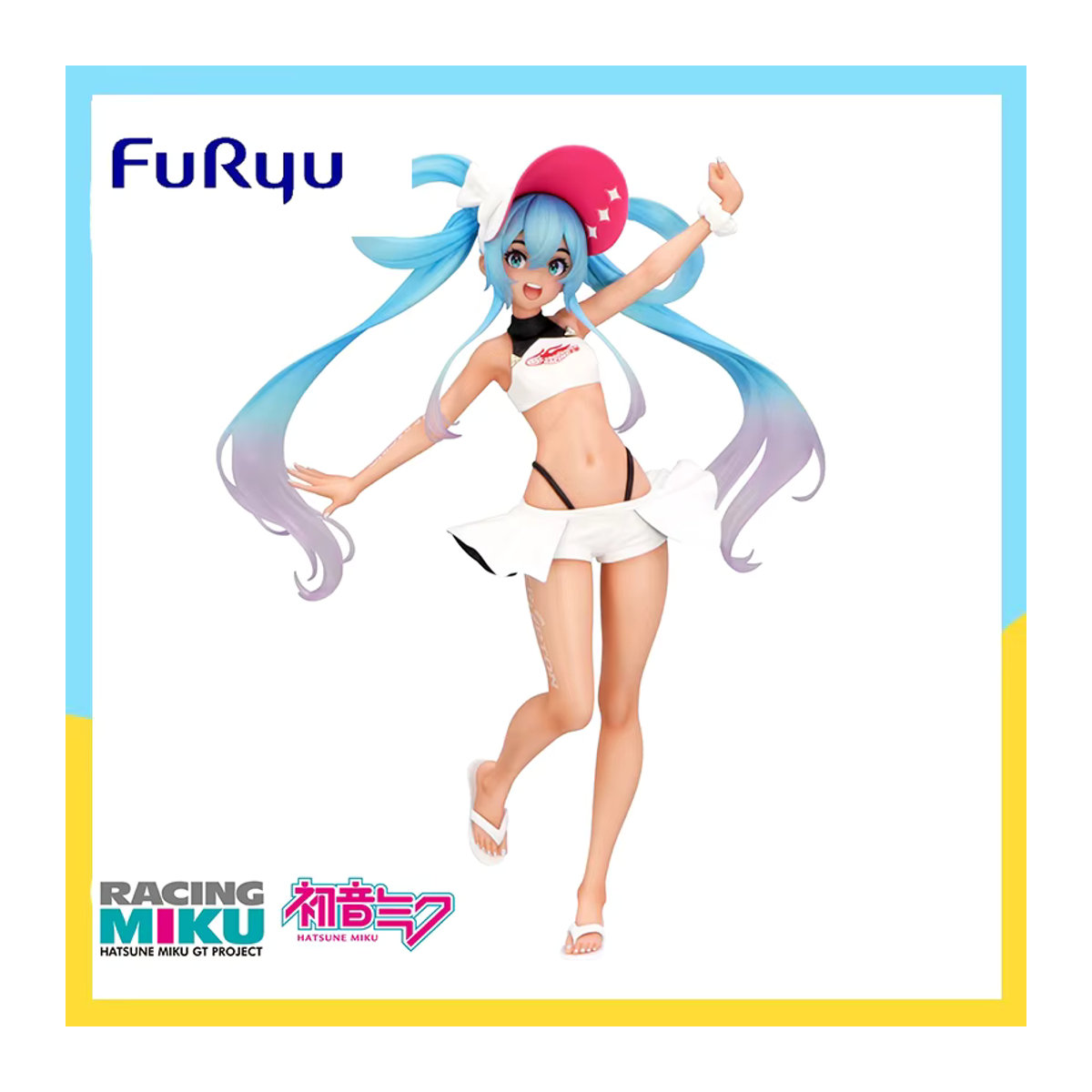 FuRyu Racing Miku 2024 Sommerurlaub Ver. Trio-Try-iT Anime Figur, mehrfarbig, Höhe: 21 cm - Bild 4