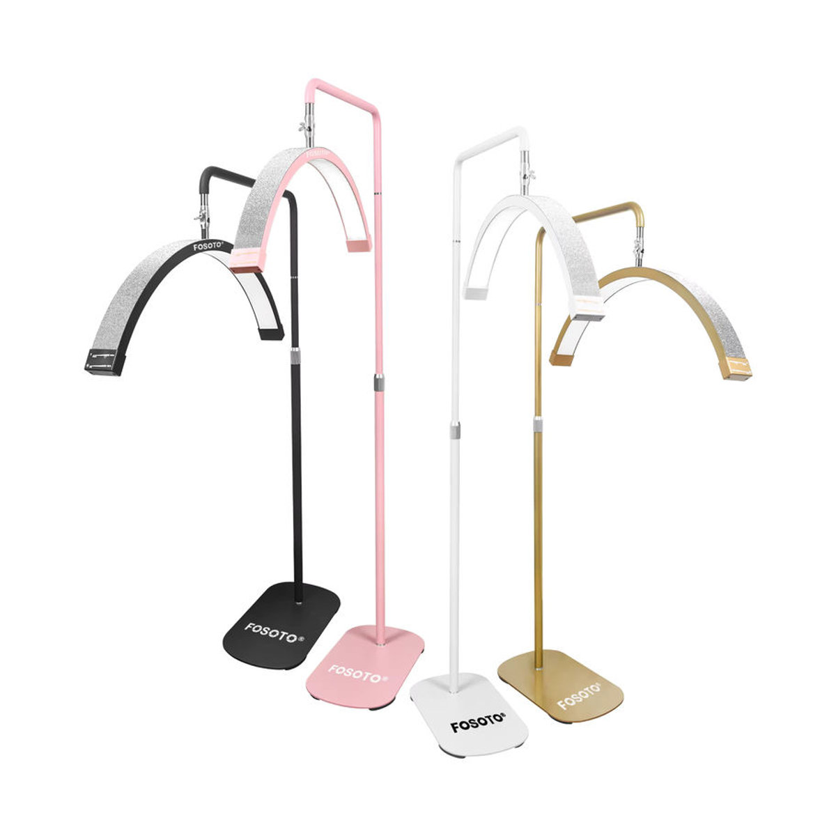 Fusitu Overea Warehouse LED-Halbmondlicht mit Bodenstativ für Make-up und Beauty-Salons in minimalistischem Design - Bild 3