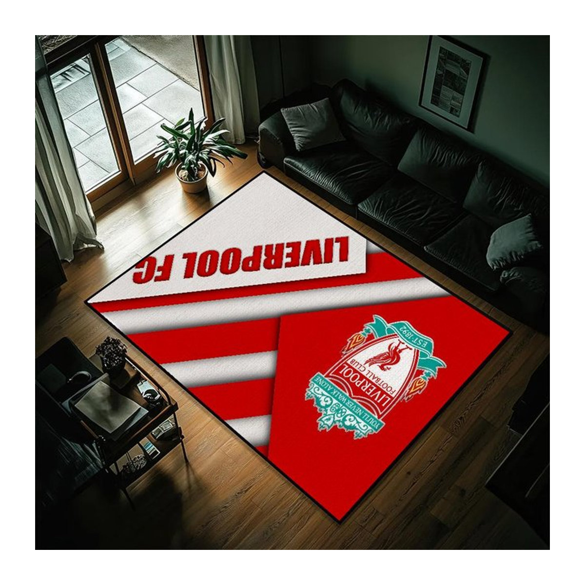 Fußmatte Liverpool Football Club Design für Wohnzimmer, Küche oder Schlafzimmer B/B: 80 x 120 cm - Bild 1
