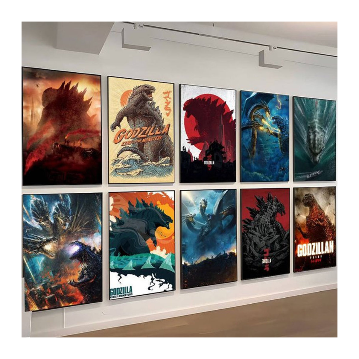 G-GoDZilla 2014 Sci-Fi-Monster Filmplakat als Vintage Wandkunst aus Papier in verschiedenen Formaten für dein Zimmer oder Büro - Bild 1