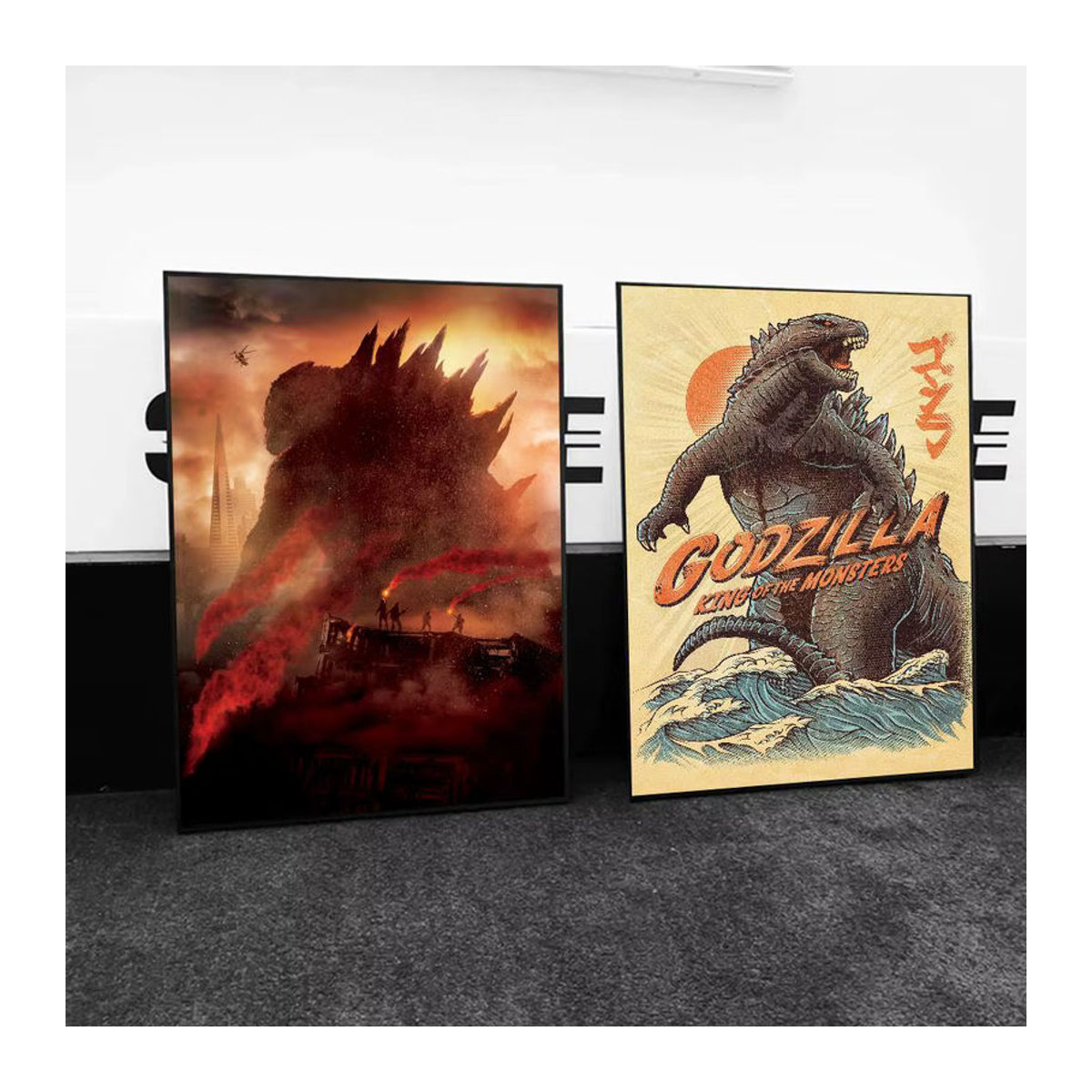 G-GoDZilla 2014 Sci-Fi-Monster Filmplakat als Vintage Wandkunst aus Papier in verschiedenen Formaten für dein Zimmer oder Büro - Bild 2