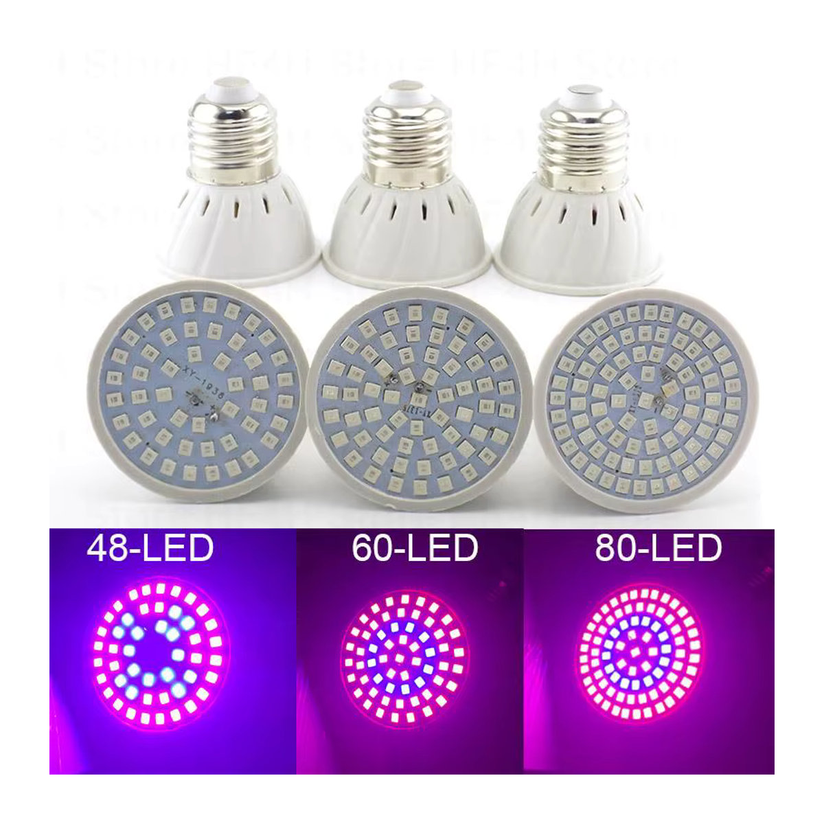Gakaki LED Vollspektrum Pflanzenlampe zur Pflanzenaufzucht für Indoor Growbox und Hydroponik - Bild 3
