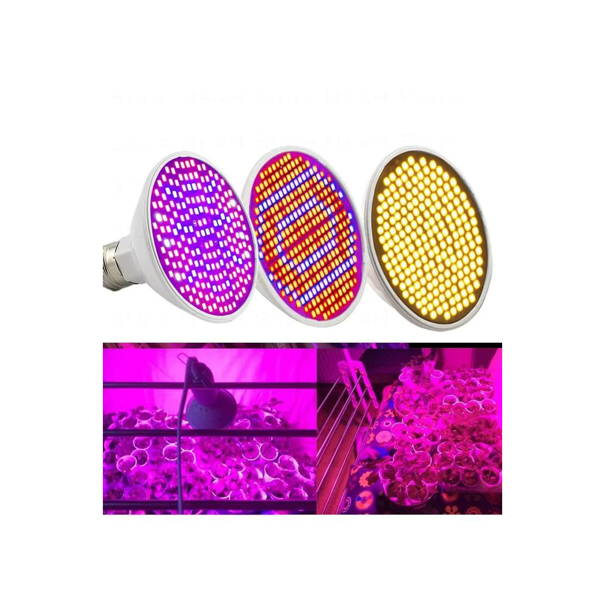 Gakaki LED Vollspektrum Pflanzenlampe zur Pflanzenaufzucht für Indoor Growbox und Hydroponik - Bild 6