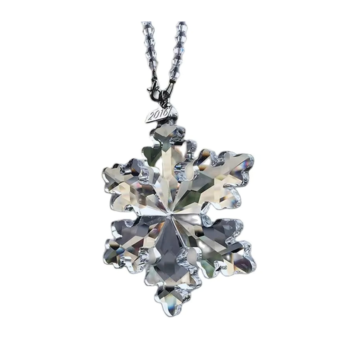 GALAXING K9 Kristall Schneeflocken Suncatcher Fensterornament mehrfarbig B: 8 cm, H: 22 cm - Bild 2