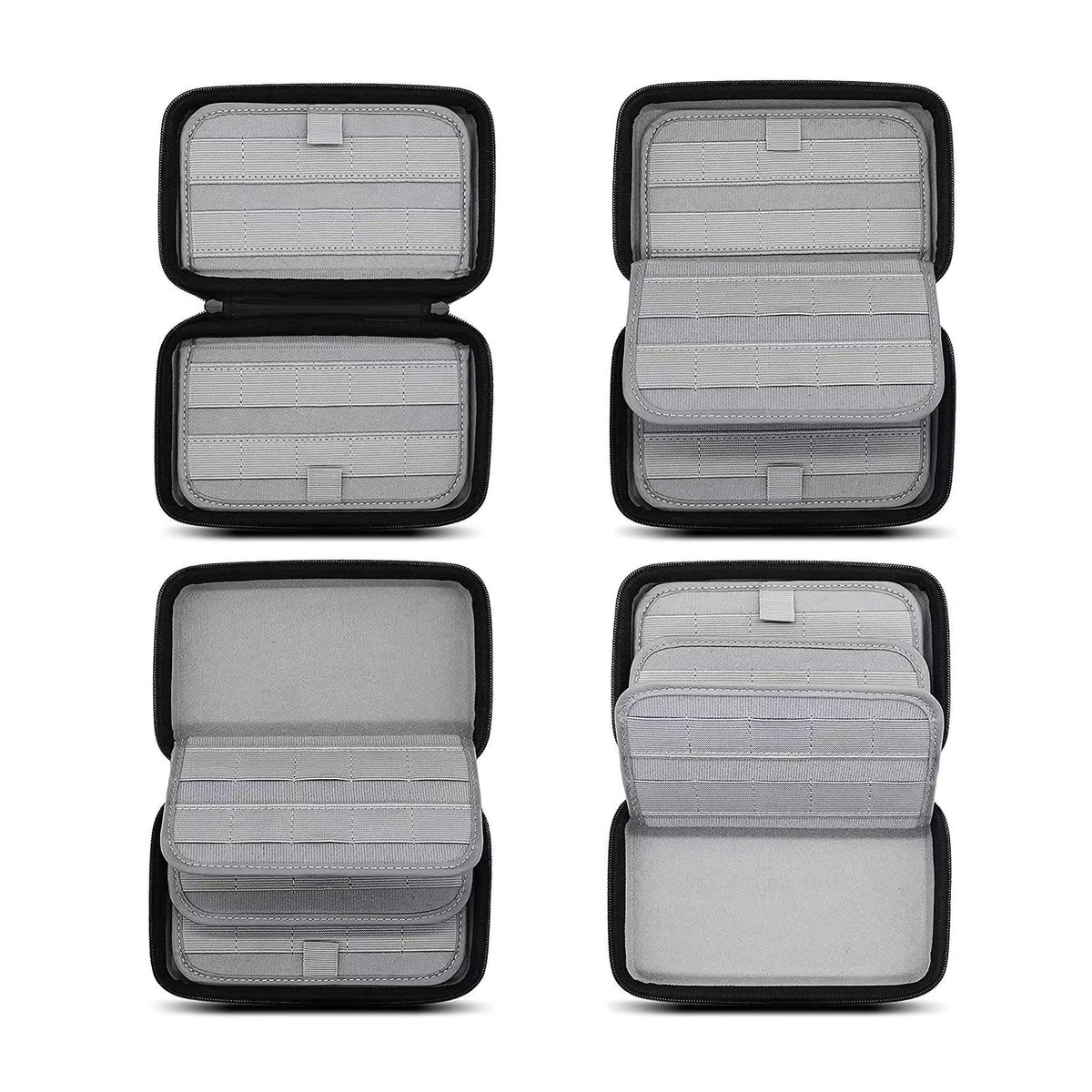 Game Cartridge Holder Hard Shell Travel Storage Box für NS2 Switch und PS Vita Spiele in Schwarz - Bild 3
