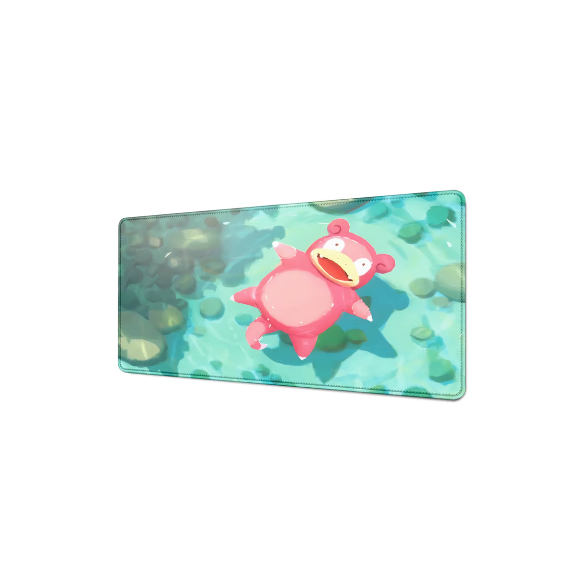 Gaming-Mauspad Potdemiel XXL mit Pikachu und Slowpoke Design, mehrfarbig, B/T: 90 x 40 cm - Bild 5