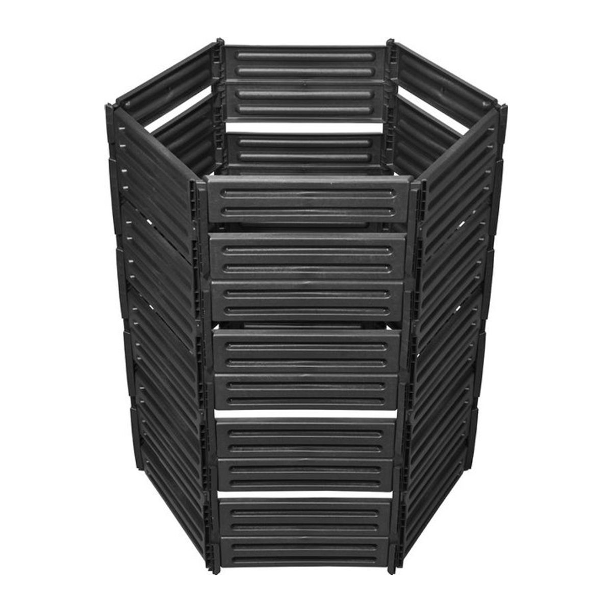 Garantia Air-King Steckkomposter aus Kunststoff, 1100 Liter, Schwarz - Bild 1