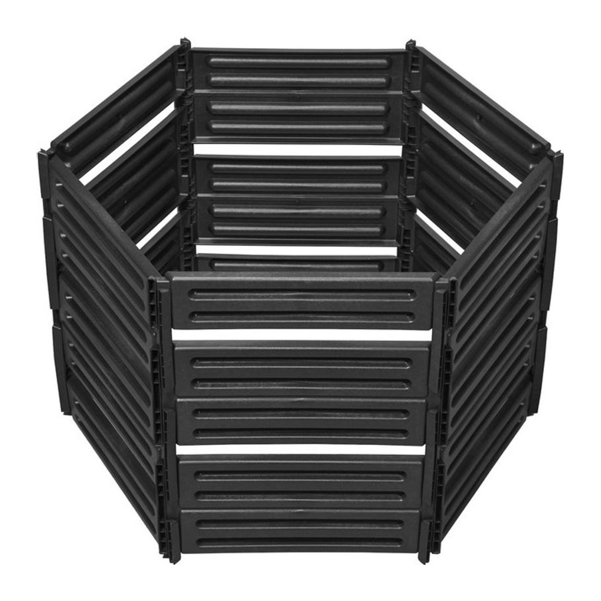 Garantia Air-King Steckkomposter aus Kunststoff, 600 Liter, Schwarz - Bild 1