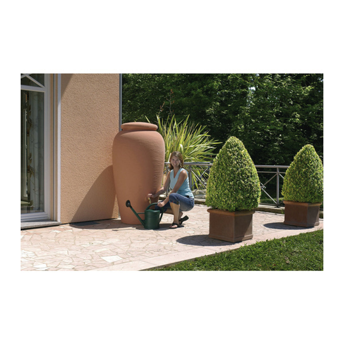 GARANTIA Regenspeicher Amphore oval bunt 300 l - Bild 2