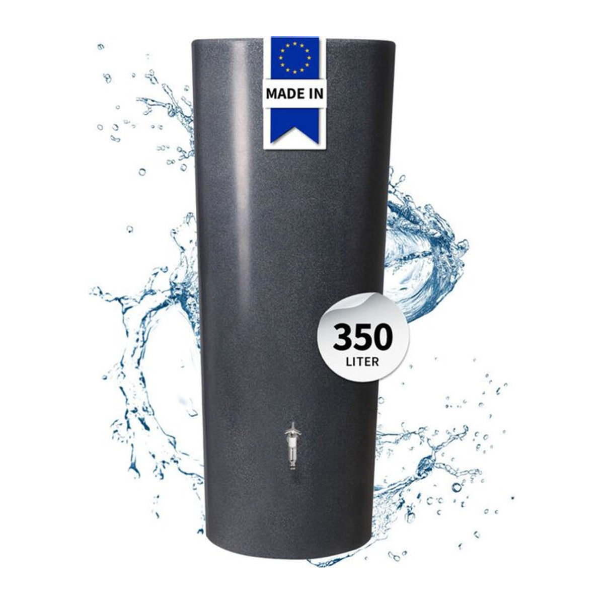 Garantia Regenspeicher STONE 2in1 in Lava mit integrierter Pflanzschale 350 Liter - Bild 4