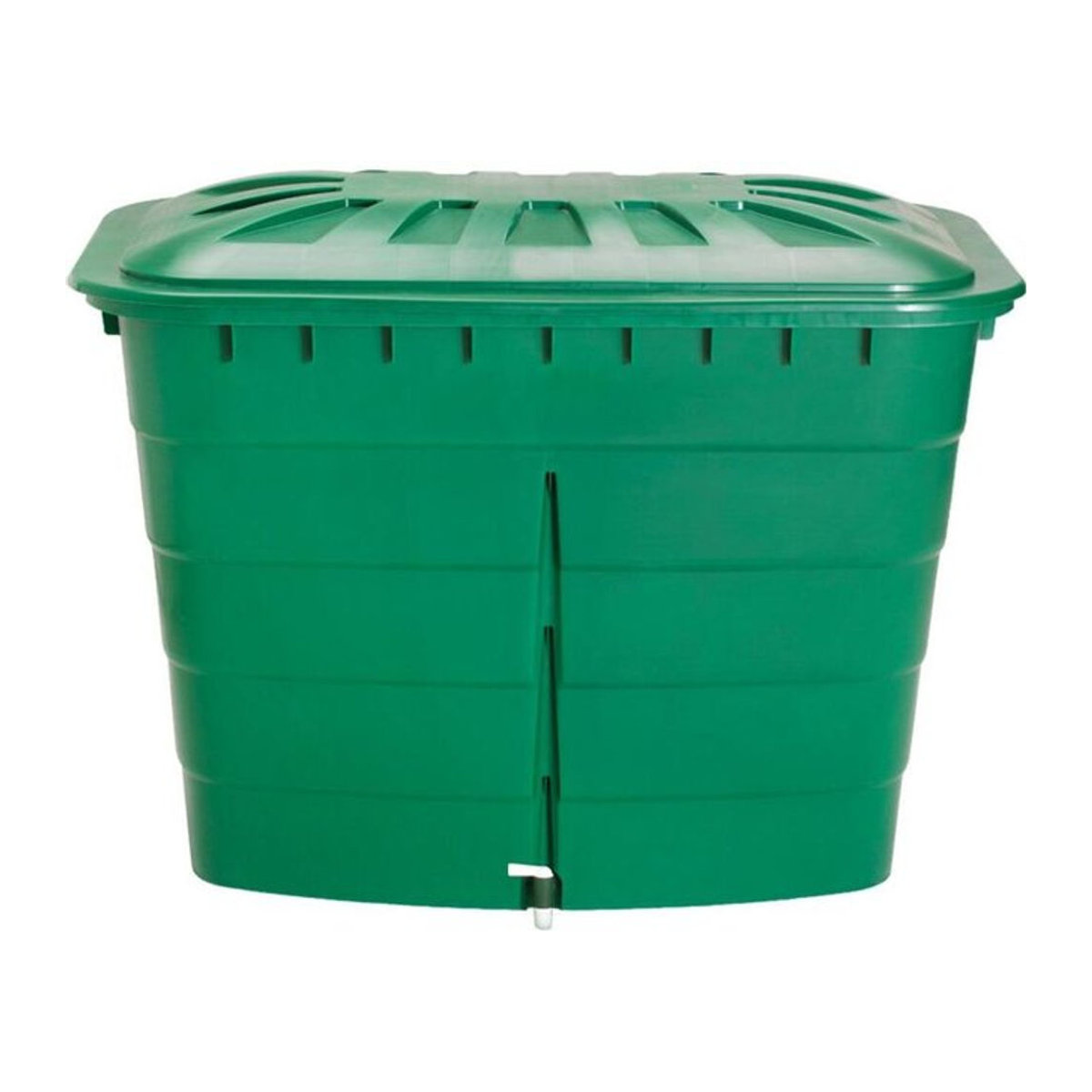 Garantia Regentonne eckig 520l mit Deckel und Hahn in Grün - Bild 2