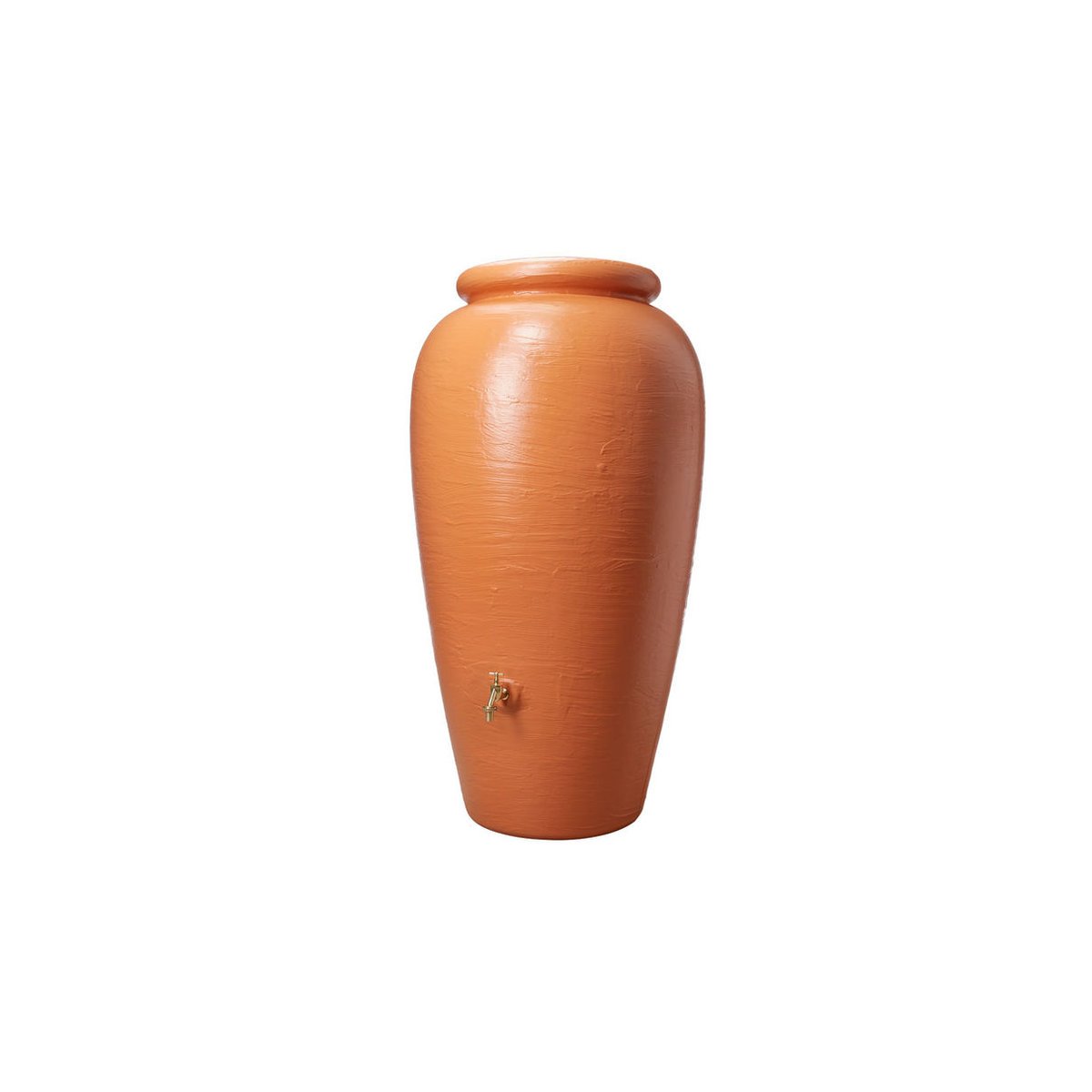 Garantia Regenwasserspeicher Amphora Komplett-Set in Terrakotta mit 500 Litern Fassungsvermögen inklusive Kunststoff-Auslaufhahn und Fallrohranschluss - Bild 1