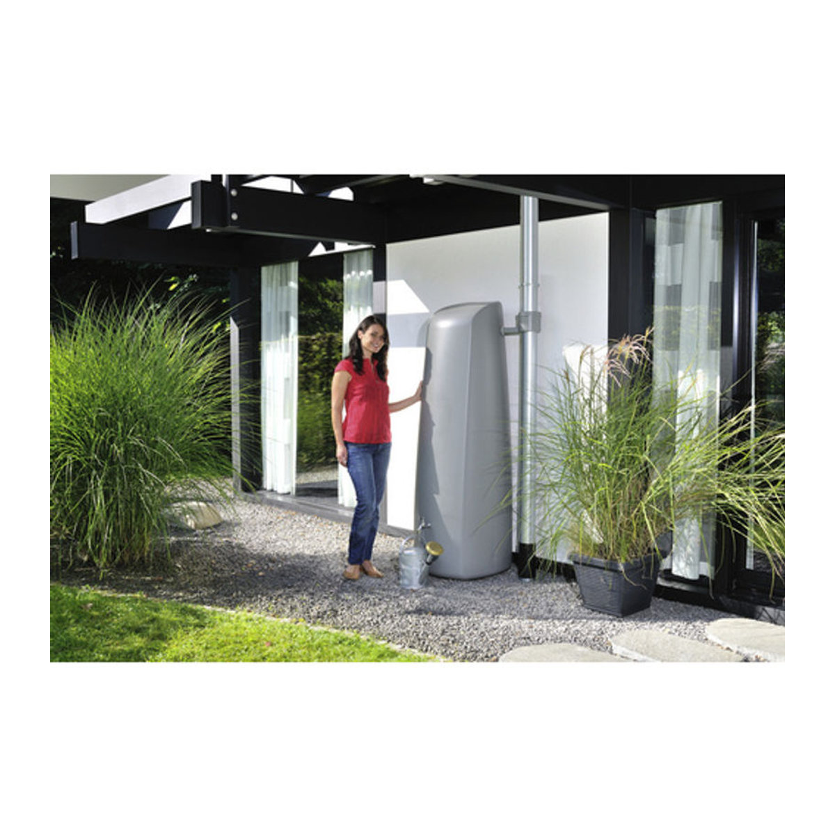 Garantia Wandtank Elegance 400 Liter aus Kunststoff in Grau und Bunt - Bild 2