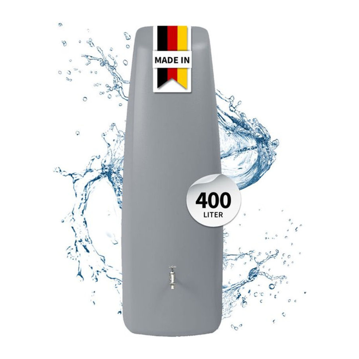 Garantia Wandtank Elegance 400 Liter aus Kunststoff in Grau und Bunt - Bild 3