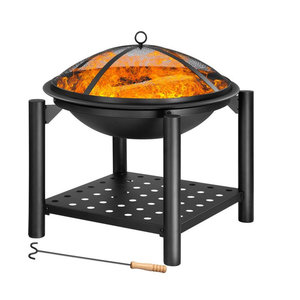 Gardebruk Feuerschale aus Stahl in Schwarz mit Durchmesser: 55 cm