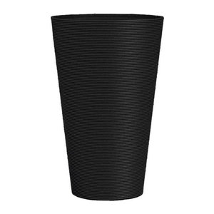 GARDEN ID Hoher Blumentopf Green Care Sense Schwarz-Anthrazit Höhe: 55 cm