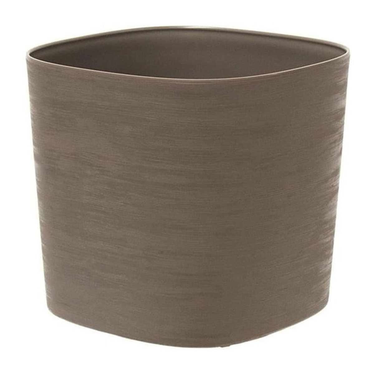 GARDEN ID Pflanztopf Respect mit Wasserreservoir in Taupe Meliert, B/T/H: 30 x 30 x 30 cm - Bild 1