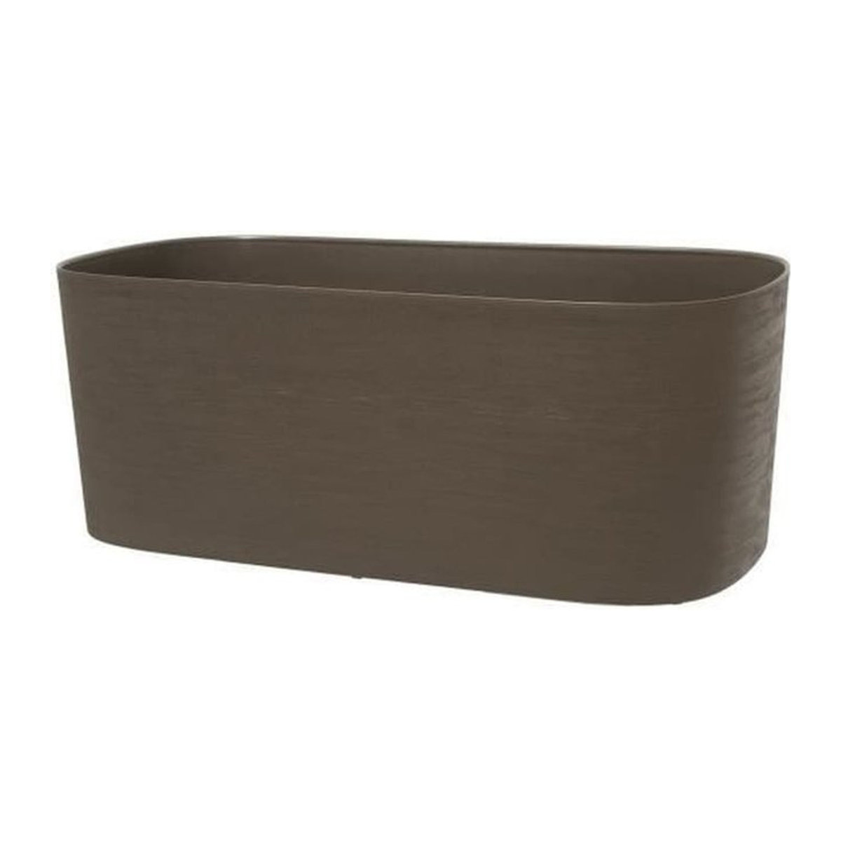 GARDEN ID Respect Pflanzkübel mit Wasserreservoir in Taupe meliert, rechteckig, B: 50 cm, T: 17 cm - Bild 1