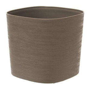 GARDEN ID Respect Pflanztopf mit Wasserreservoir in Taupe Meliert B/T/H: 40 x 40 x 40 cm