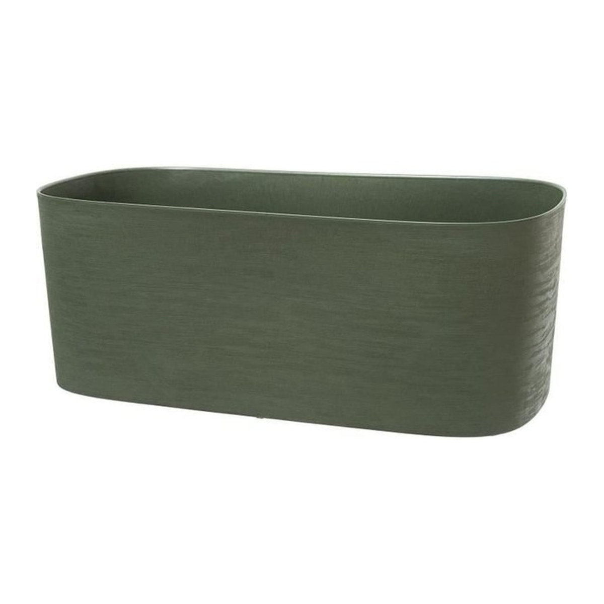 GARDEN ID Respect XL-Pflanzgefäß mit Wasserreservoir in Grün-Grau, B: 80 cm, T: 38 cm - Bild 1