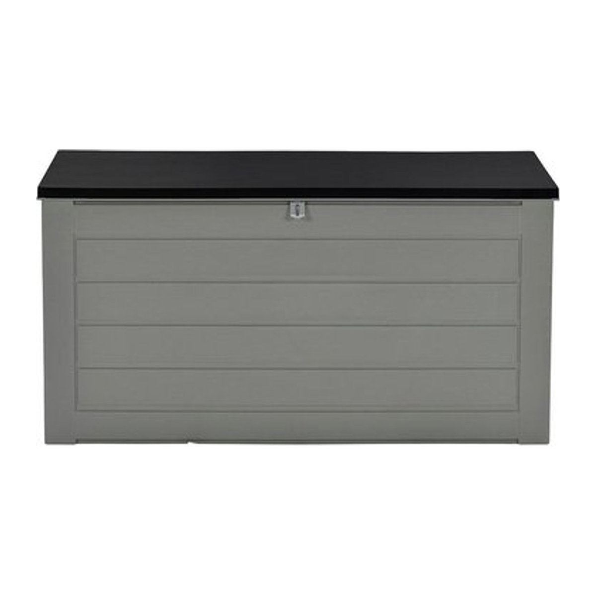 GARDEN IMPRESSIONS Kissenbox grau/schwarz B/H/T: 146,4 x 74,9 x 71 cm - Bild 1