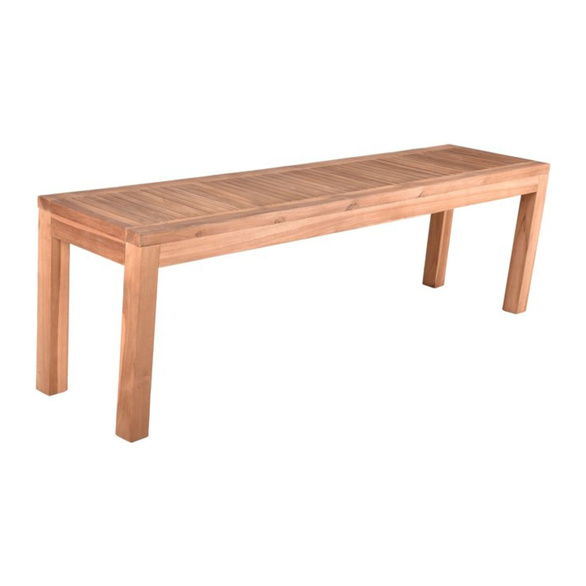 Garden Pleasure 3-Sitzer Bank BIARO aus Teak Massivholz in Natur - Bild 1