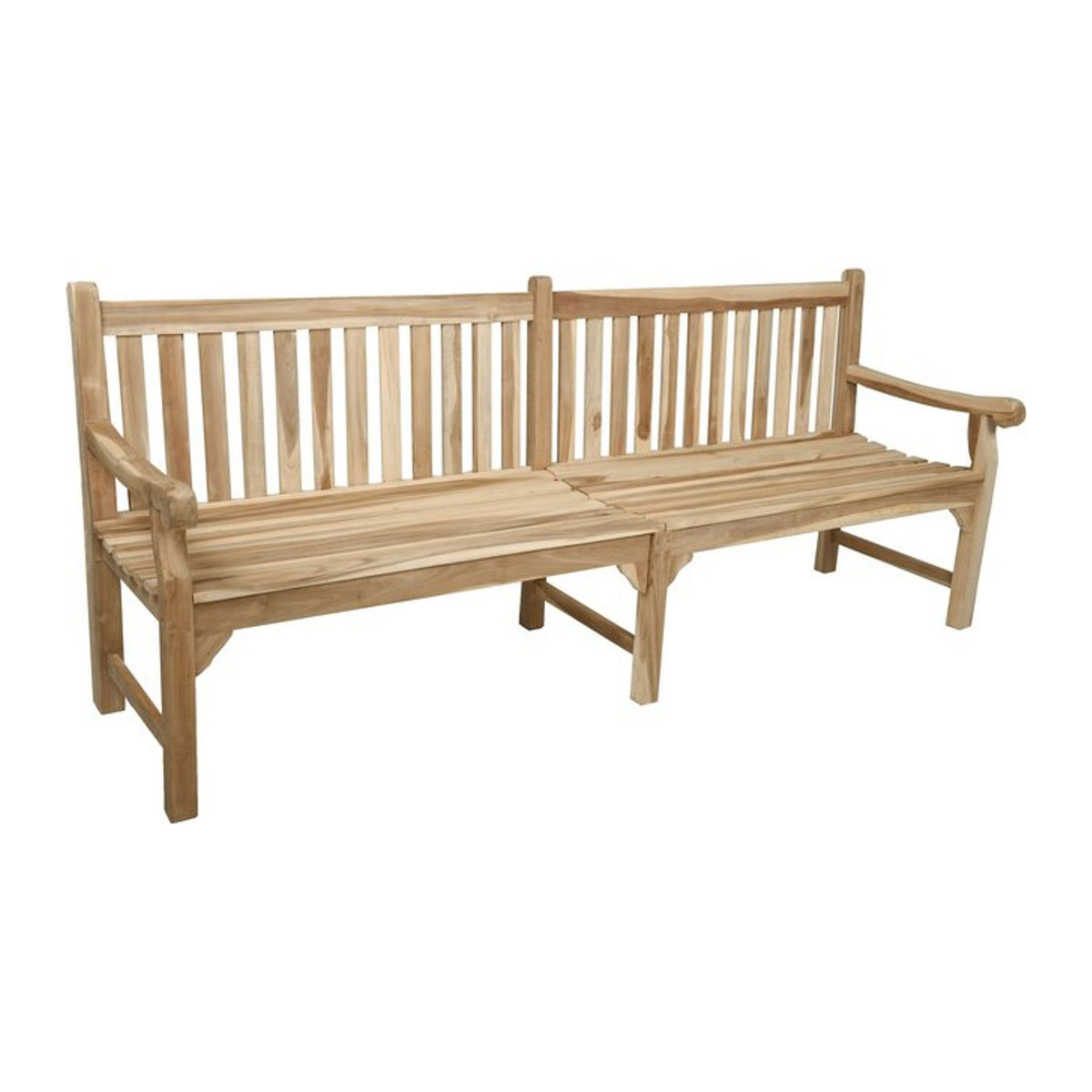 Garden Pleasure Bank MADURA 5-Sitzer aus Teakholz in Braun B/H/T: 220 x 56 x 92 cm - Bild 1