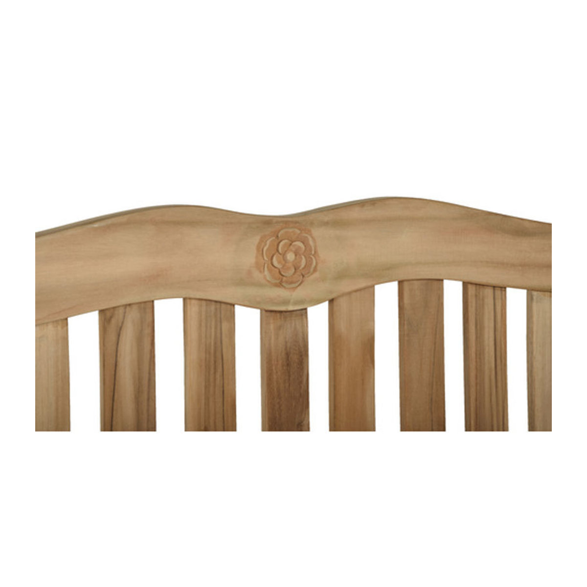 Garden Pleasure Gartenbank ROMANG 2-Sitzer aus Teakholz in Braun, B/H/T: 120 x 92 x 63 cm - Bild 3