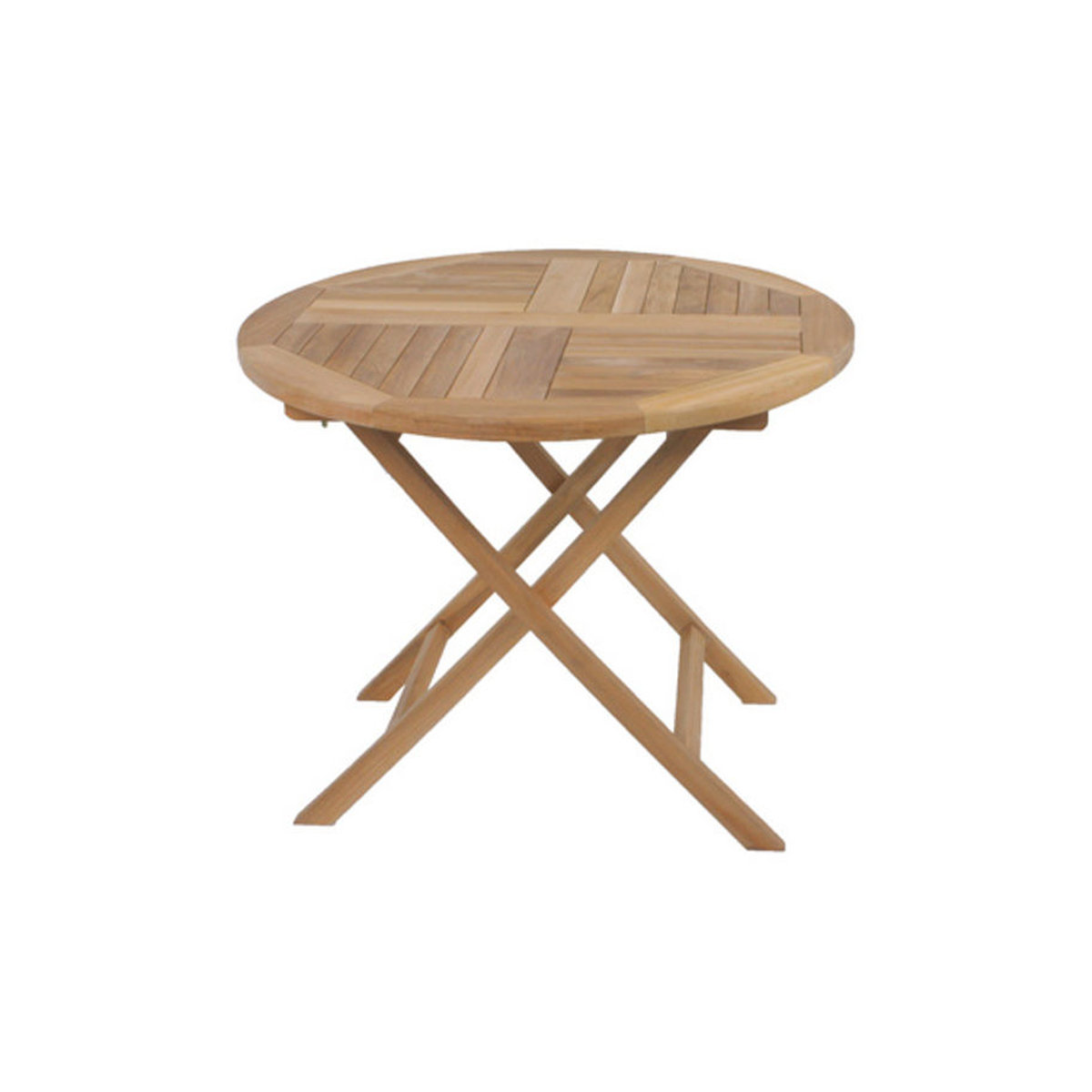 GARDEN PLEASURE Gartentisch Solo aus Teakholz rund braun Ø 90 cm, Höhe: 75 cm - Bild 3
