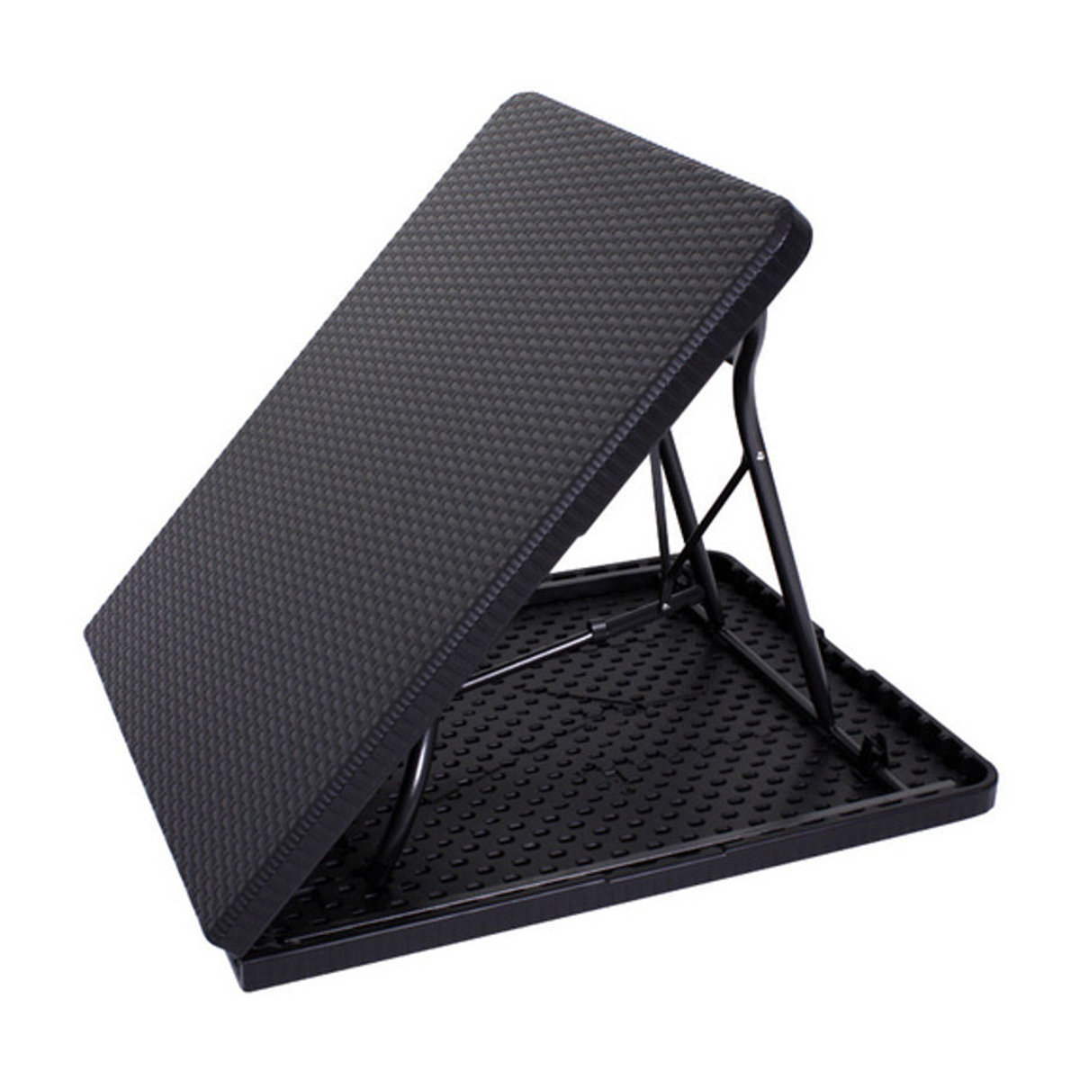 GARDEN PLEASURE Gartentisch VENTANA klappbar aus Polyrattan und Kunststoff in Schwarz B/L: 75 x 180 cm - Bild 2