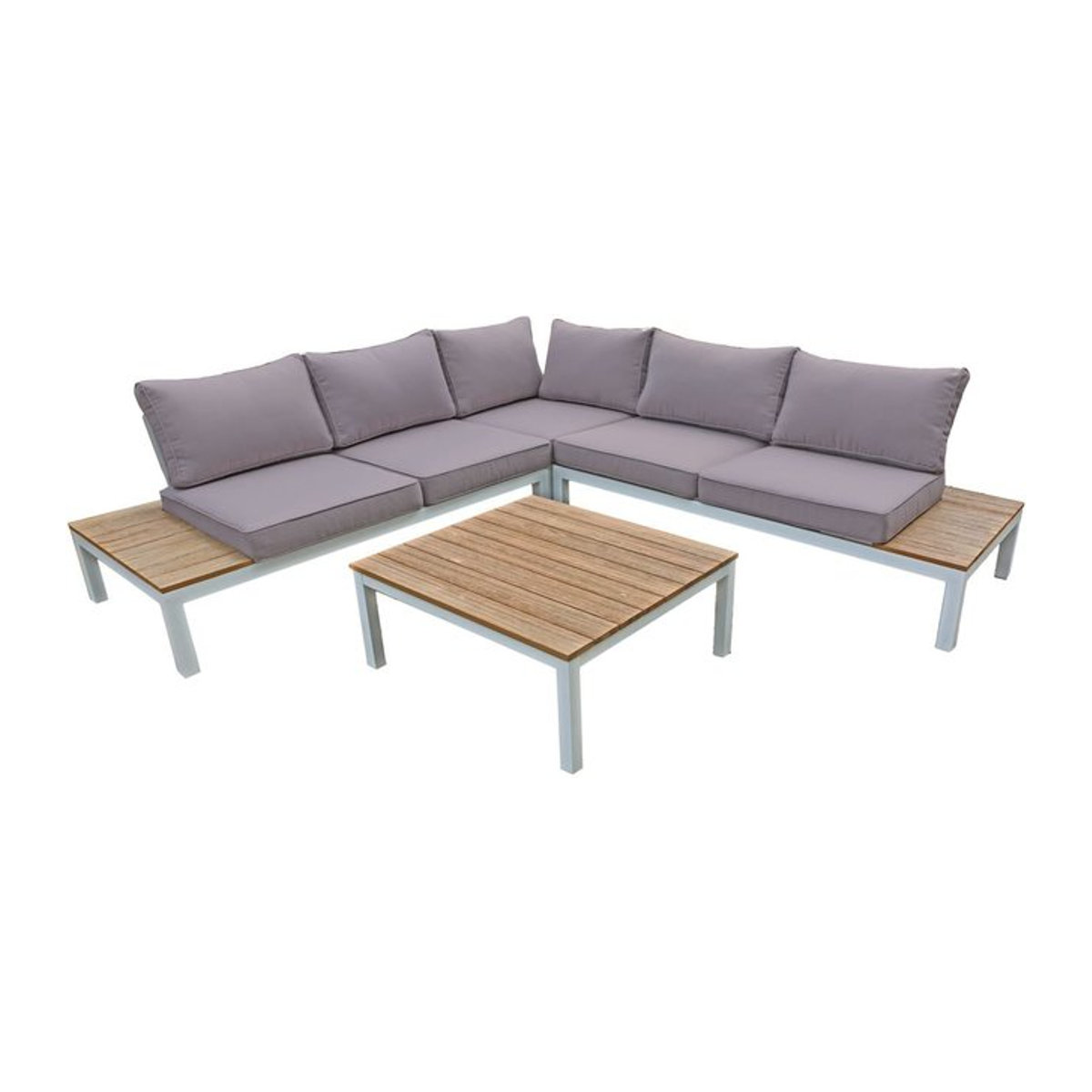 Garden Pleasure Lounge-Set VALENTINA 4-teilig aus Aluminium in Braun - Bild 1