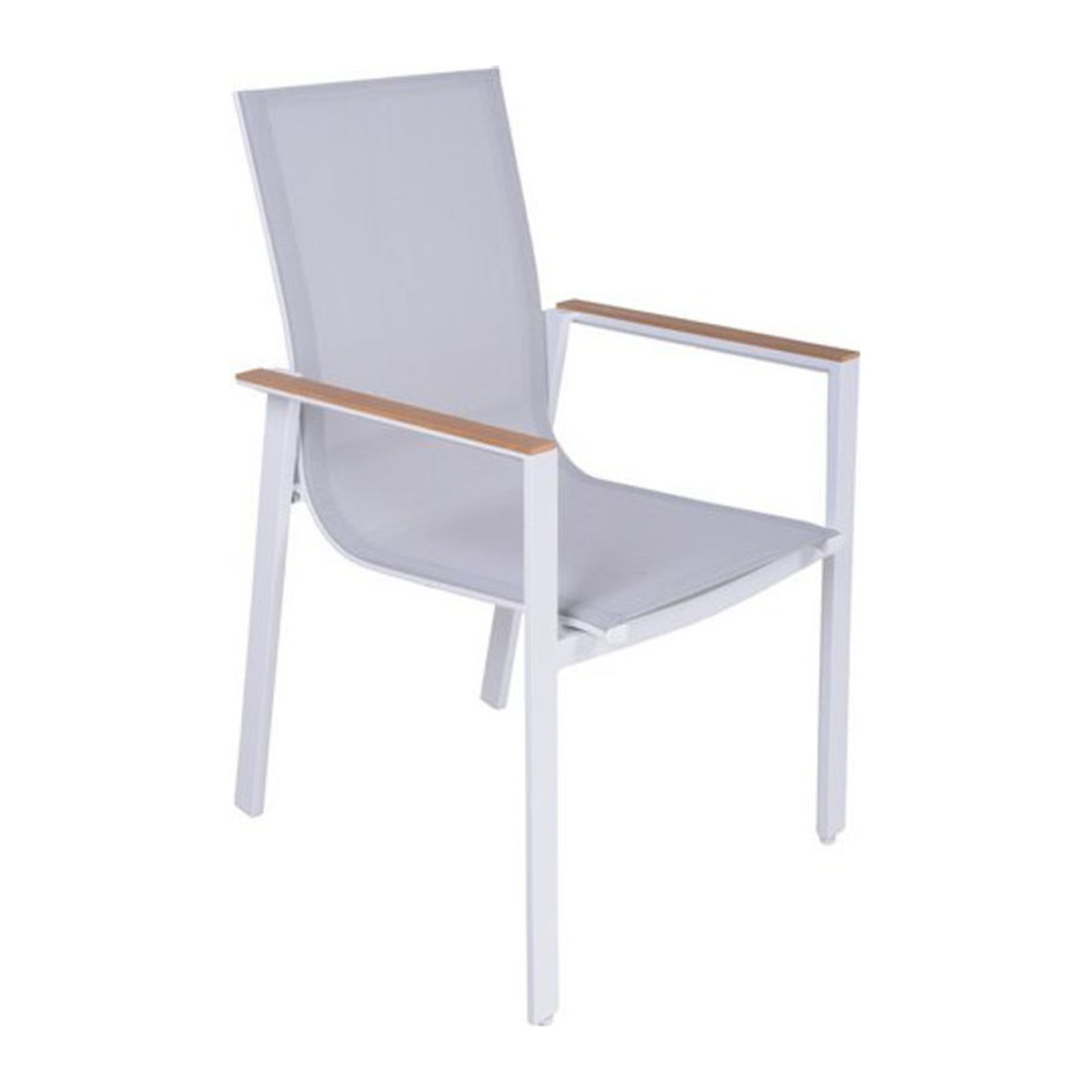 GARDEN PLEASURE Stuhl-Set Venice 2er-Set aus Aluminium und Kunststoff in Weiß - Bild 1
