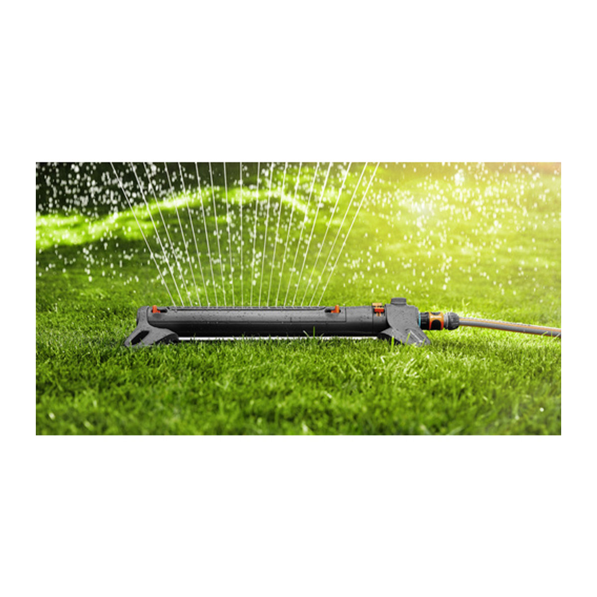 Gardena AquaZoom L Viereckregner in Schwarz und Bunt - Bild 2