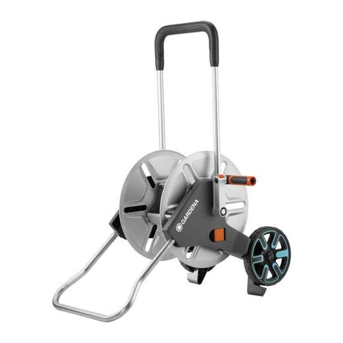 Gardena CleverRoll M Metall Schlauchwagen Silber - Bild 1