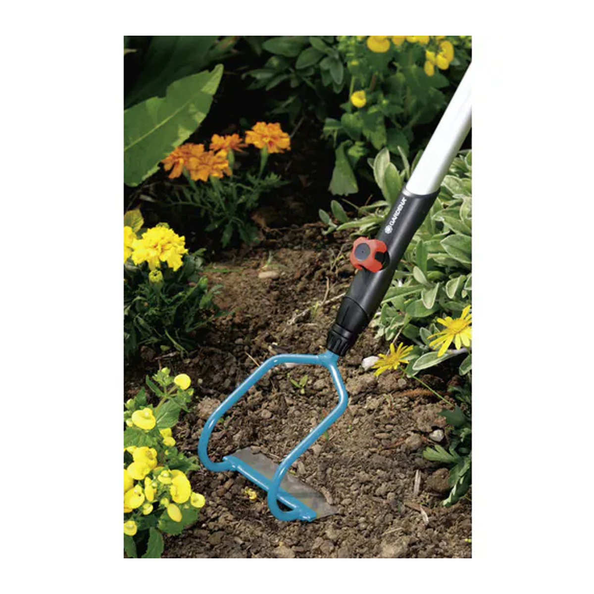 Gardena Combisystem Bügelzughacke aus Edelstahl in Türkisch-Bunt, Breite: 12 cm - Bild 2