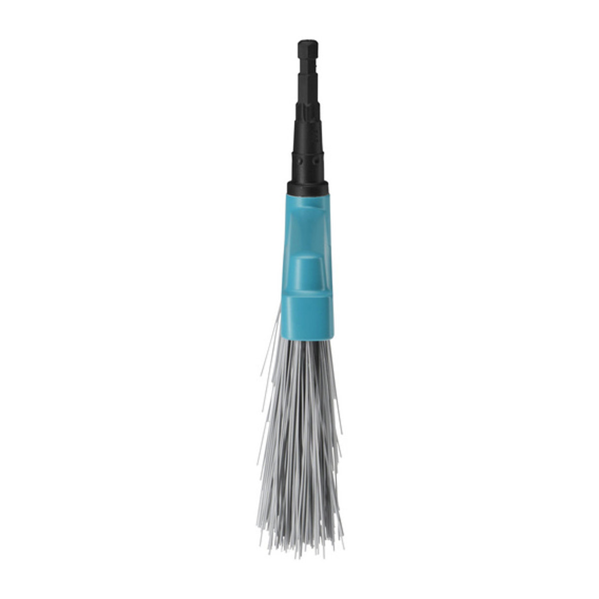 Gardena Combisystem Terrassenbesen mit Hartborsten in Blau/Grau, Arbeitsbreite: 32 cm - Bild 3