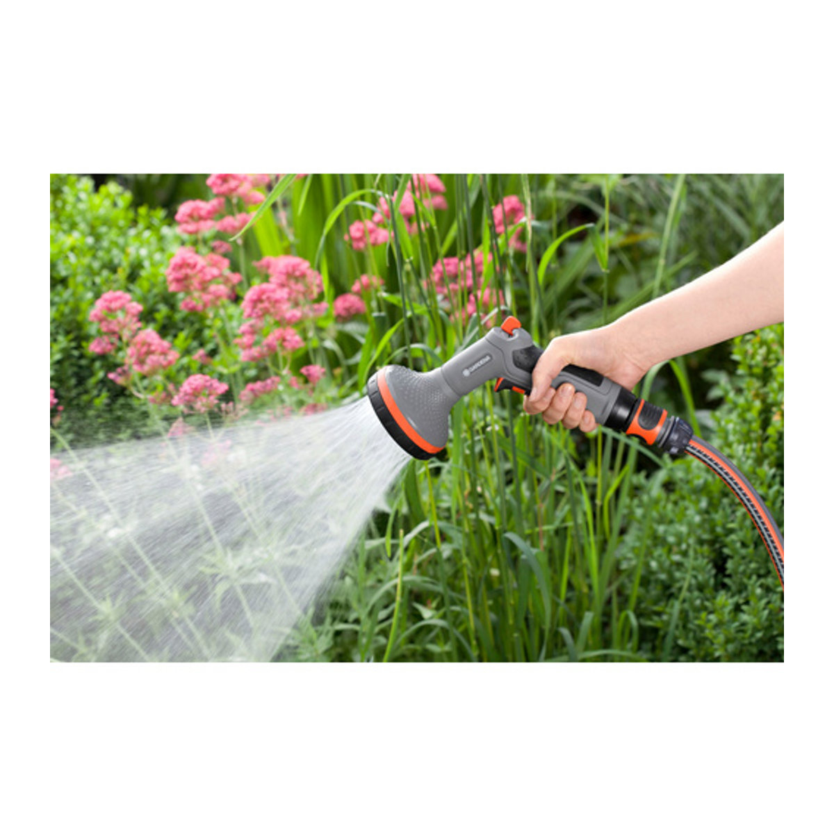 Gardena Comfort Bewässerungsbrause für Beete in Anthrazit und Orange, B/T/H: 9,2 x 20,1 x 18,5 cm - Bild 6