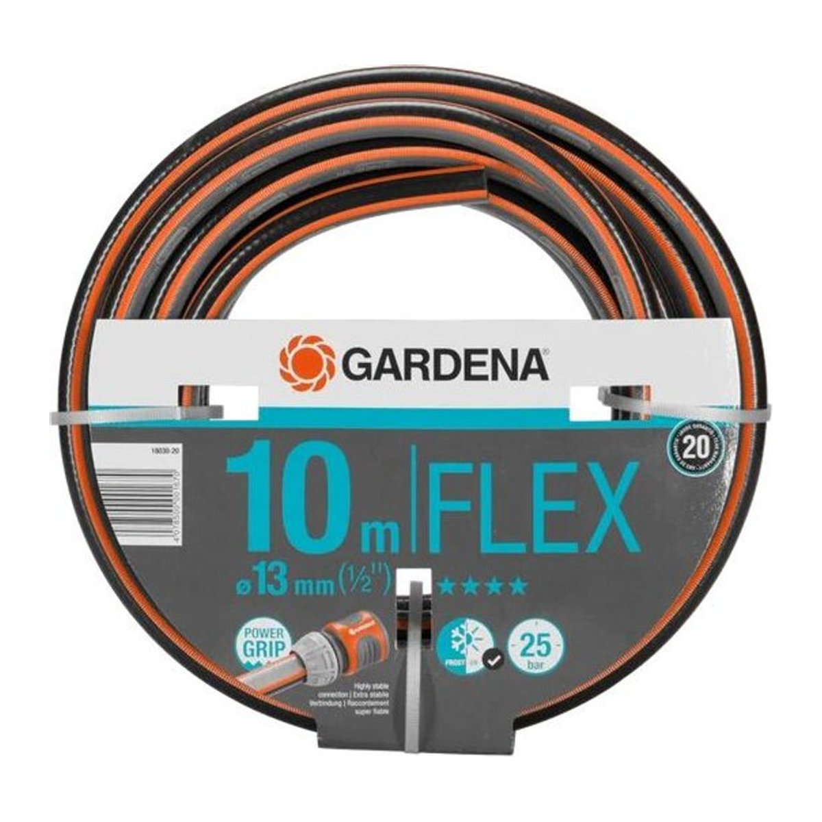 Gardena Comfort Flex Gartenschlauch aus Kunststoff, Schwarz/Orange, Durchmesser: 13 mm, Länge: 10 m - Bild 2
