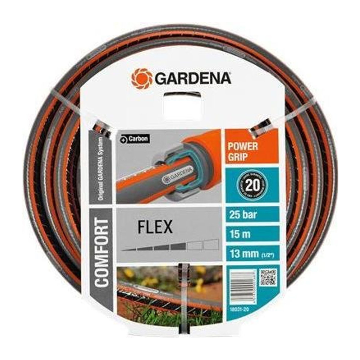 Gardena Comfort FLEX Gartenschlauch Grau Orange 15 m - Bild 3