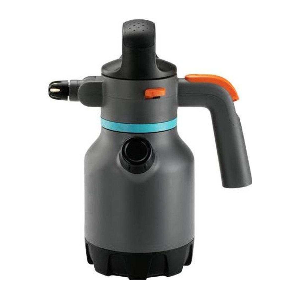Gardena Drucksprüher 1,25 l in Schwarz und Grau aus Kunststoff und Messing - Bild 1