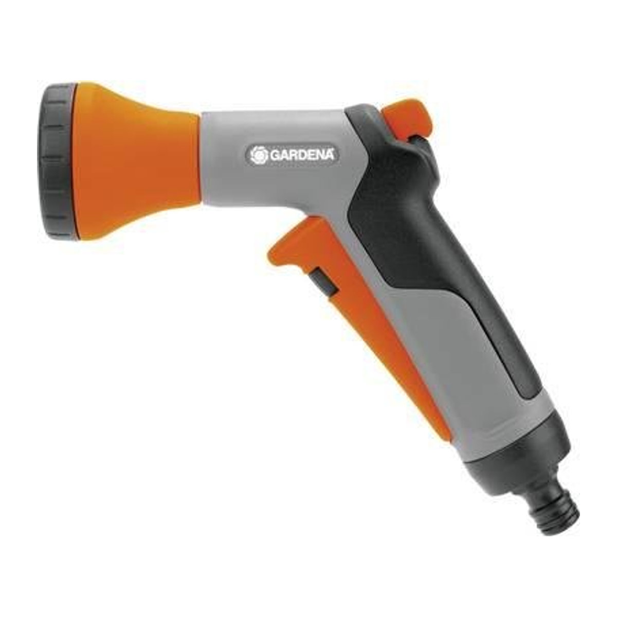 Gardena Gartenbrause mit Anschluss-Set, Schwarz-Grau-Orange - Bild 2