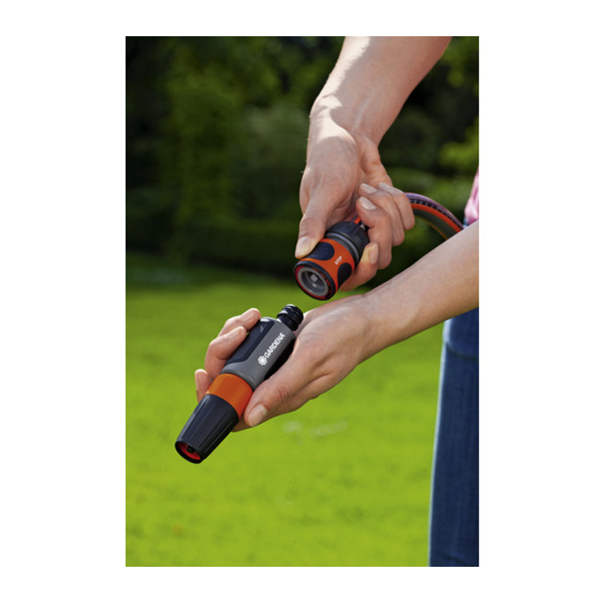 Gardena Gartenspritze mit Anschluss-Set in Orange und Multicolor, B/T/H: 22 x 10,5 x 4,1 cm - Bild 3