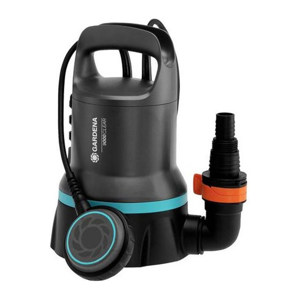 Gardena Klarwasser-Tauchpumpe 9000 l/h in Grau und Schwarz aus Stahl - Bild 1