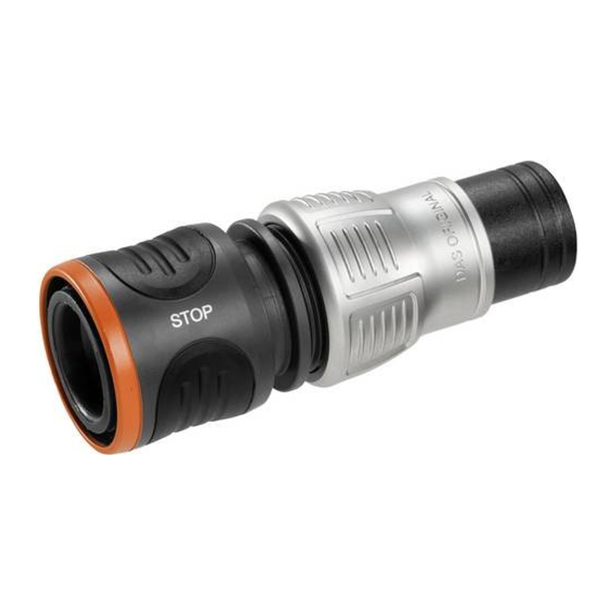 Gardena Premium Kunststoff Regulierstop Steckkupplung in Orange für 13mm bis 15mm Anschlüsse - Bild 1