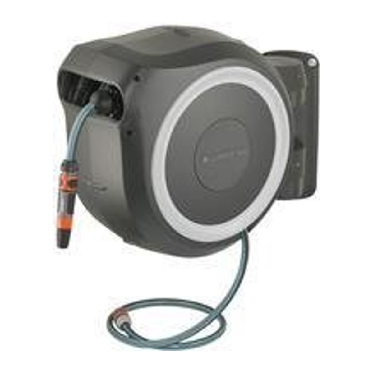 Gardena RollUp L Schlauchbox mit 30 m Schlauch in Grau, Weiß und Bunt, B/T/H: 66 x 26,1 x 48,4 cm - Bild 5