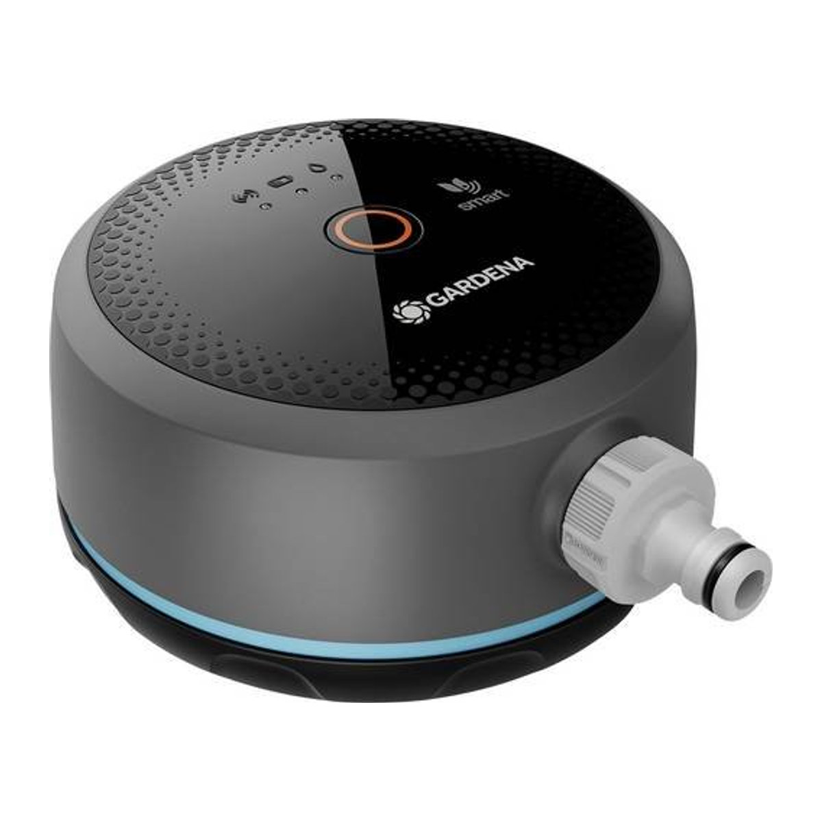 Gardena smart Pipeline Water Control App-gesteuerte Bewässerungssteuerung in Schwarz und Grau - Bild 1